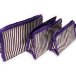 Blue Canvas Multipurpose  Organizer Pouch | Pack Of 3