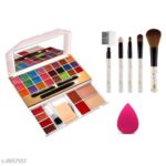 Adbeni Makeup Combo With 1 Puff & Brushes