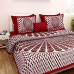 Pure Cotton 94x87 Double Bedsheets | Perfect