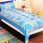 New Trendy Glace Cotton 90x60 Single Bedsheets  | Amazing