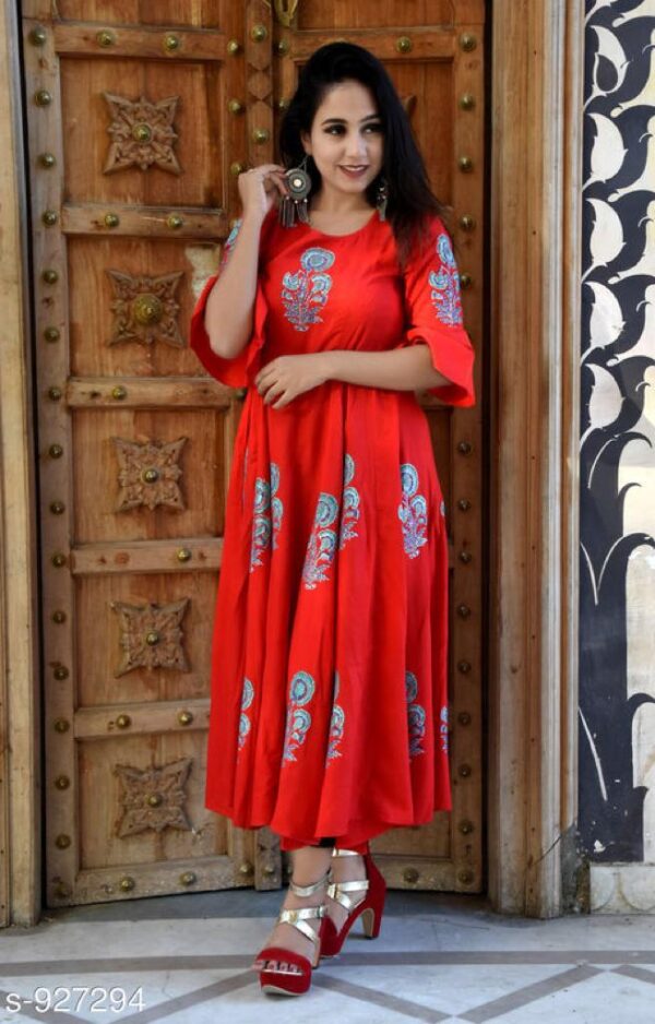 Designer Gorgeous Rayon Women's Kurtis  | Attractive