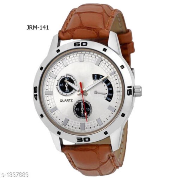 Mens Trendy Synthetic Leather Analog Watches | Alluring