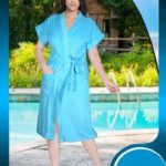 Trendy Women's Terry Cotton Solid Bathrobe | Trendy