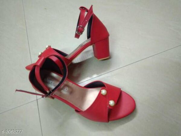 Ethnic Trendy Artificial Leather Women's Heels | Amazing