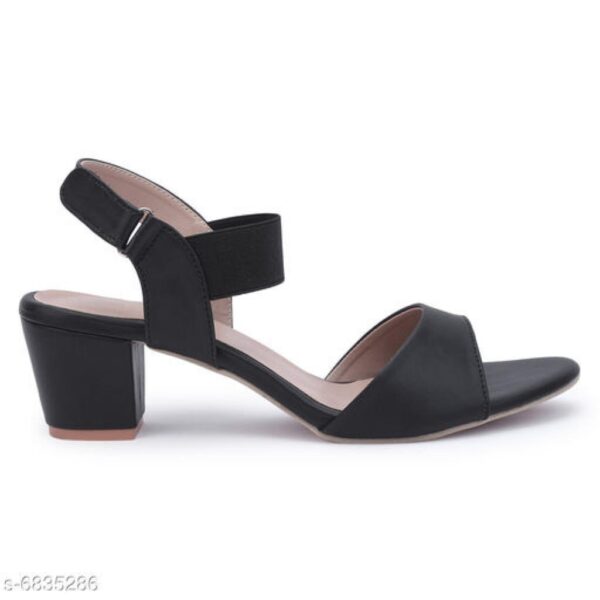 Bella Toes Women Block Heels Sandals | Black