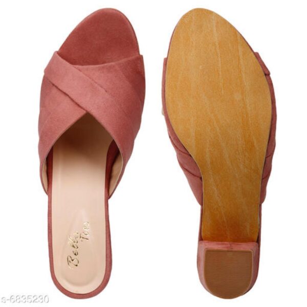Bella Toes Women Block Heels Sandals | Pink