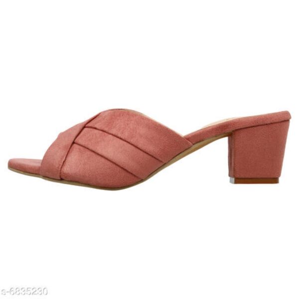 Bella Toes Women Block Heels Sandals | Pink