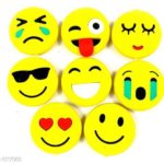 Smiley/Emoji Erasers For Kids | (pack of 4=16 Smiley/Emoji)