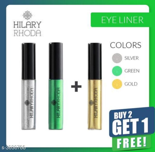 Hilary Rhoda Glitter Eyeliner Combo | Colorful