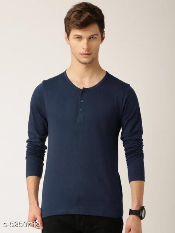 Unique Cotton Solid T-shirt