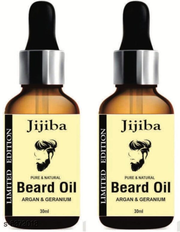 JIJIBA Argan PowerFull Beard Growth Oil | Pack Of 2
