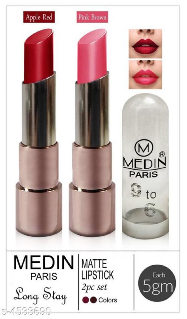 Medin Paris Copper Body Matte Me Lipstick | Set of 2