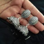 Colorful German Silver Beaded Earrings | Dashing