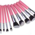 Synthetic Makeup Brush Set of 10 | Pink