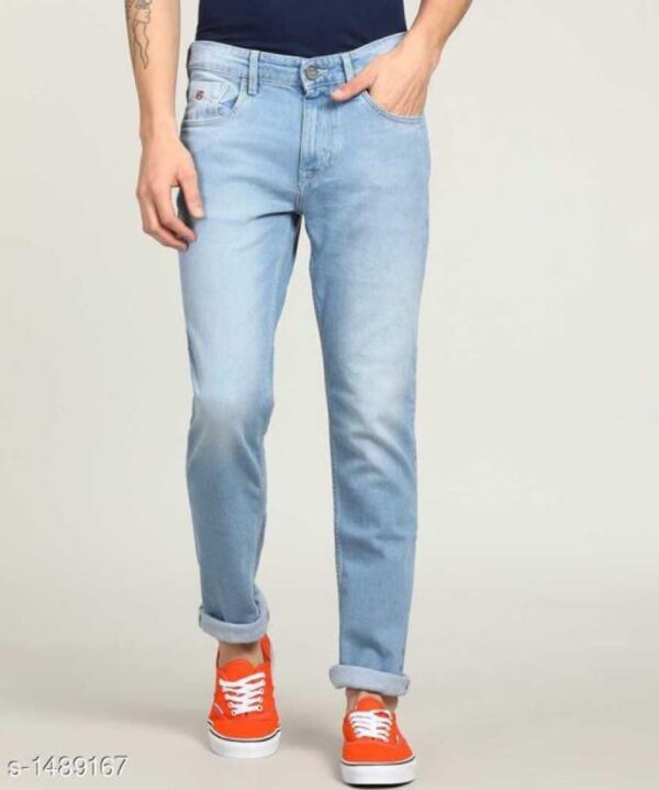 Men's Efficient Denim Solid Jean | Classy