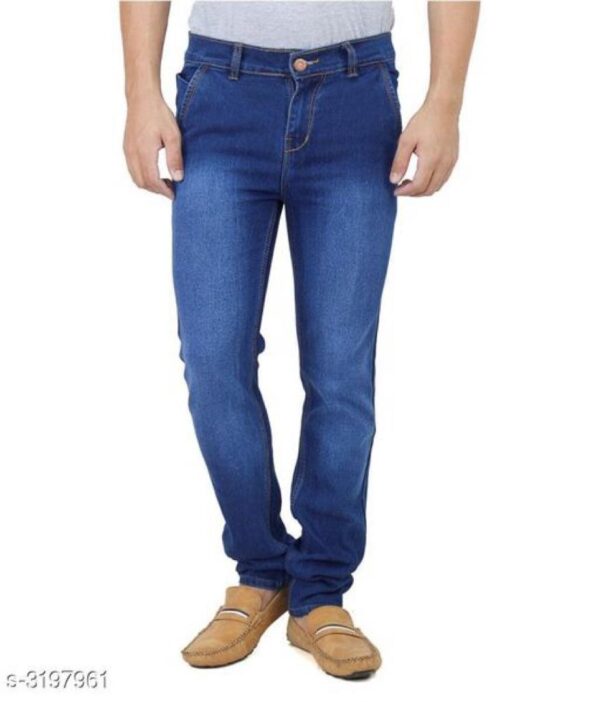 Men's Stylish Denim Solid Jeans | Trendy