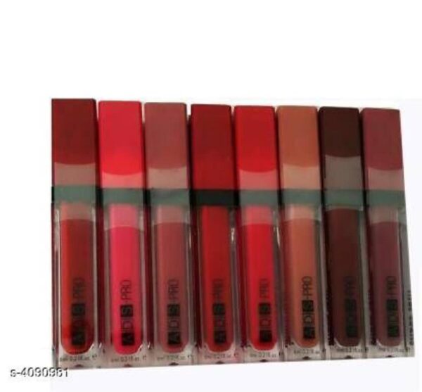 ADS Pro Super Matte Vivid Lipstick | Pack Of 8