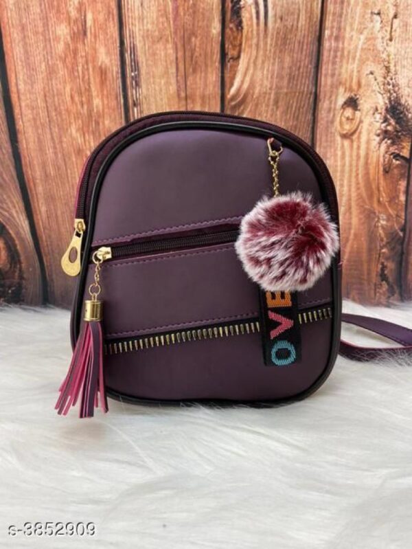 Trendy Beautiful PU Leather Women's Backpacks | Charming