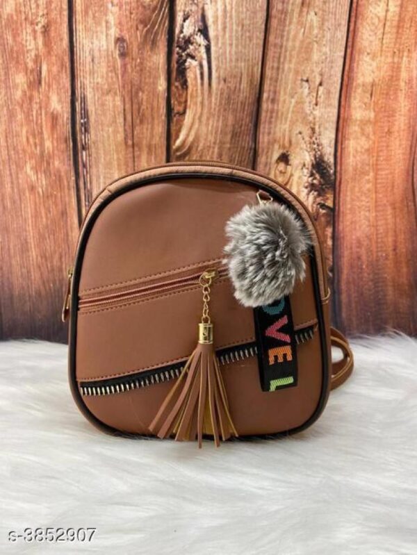 Trendy Beautiful PU Leather Women's Backpacks | Dashing