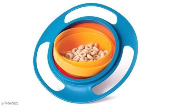 Universal 360 Rotate Baby Gyro Feeding Toy Bowl Dishes | Boy Girl Spill Proof Bowl Kids