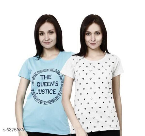 Trendy Fashionable Cotton Women's T-Shirts | Dashing