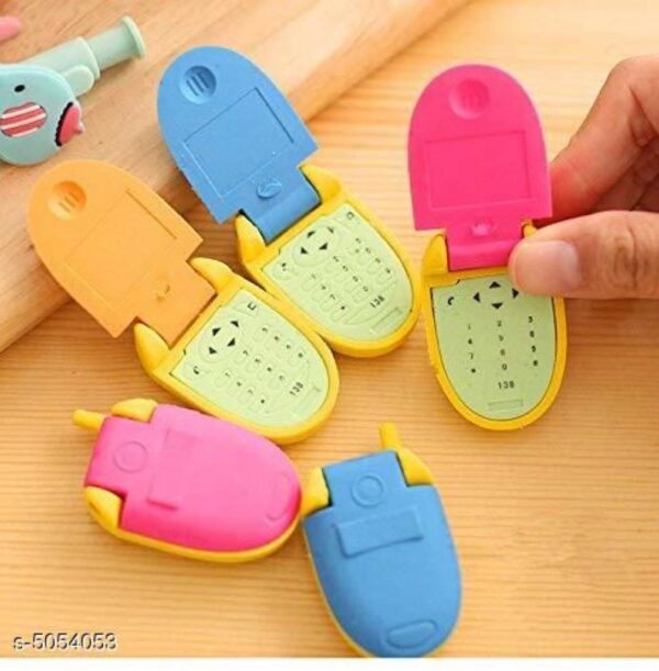 Kids Useful Erasers Stationary | Pack Of 4