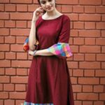 Drishya Fancy Khadi Cotton Dress | Amazing