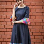 Drishya Fancy Khadi Cotton Dress | Awesome