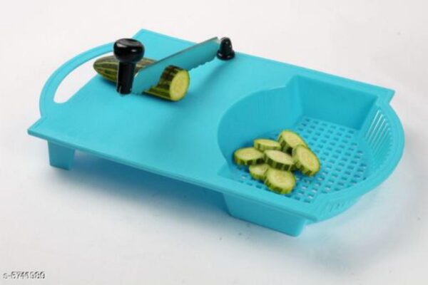 Unique Kitchen Tools | Blue Vegetable Cutter and Wash Board