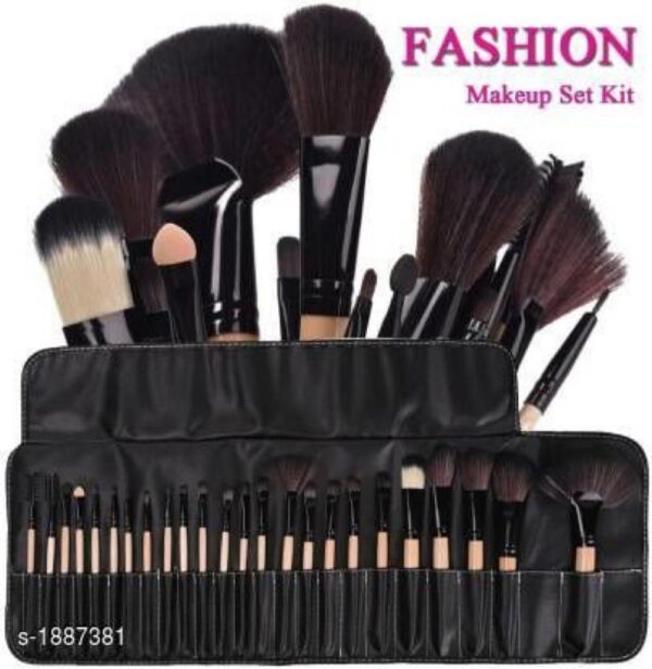 Makeup Brush Set of 24 | Black