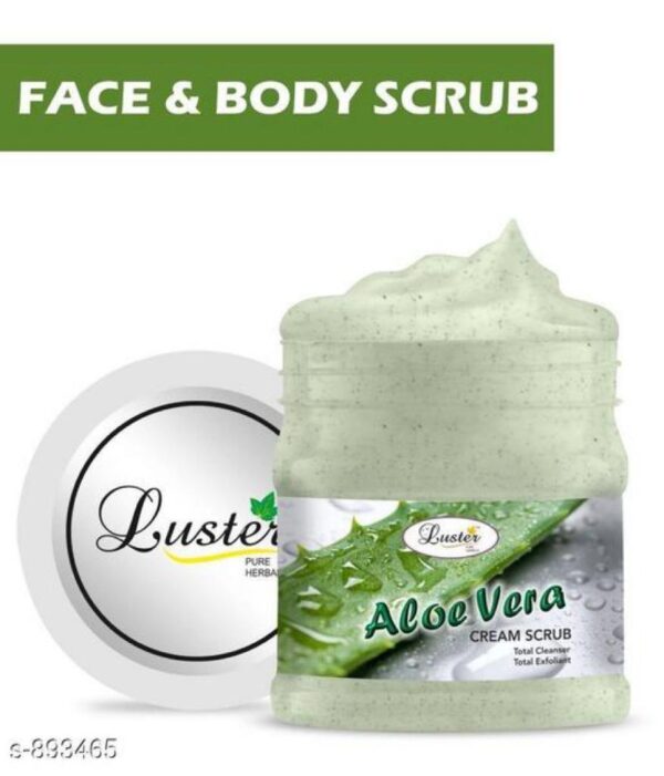 Luster Aloe Vera Face & Body Gel Scrub