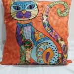 Handmade Cushion Cover | Cat