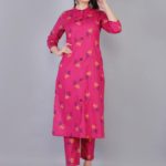 Swagg's Cotton Printed Women's Kurta & Pant Set | Attractive
