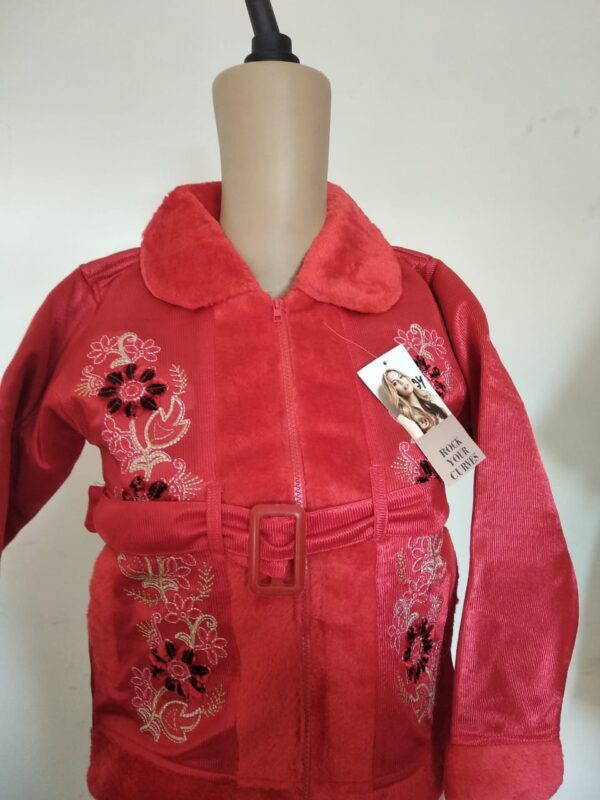 Girls Jacket Velvet Touch | Trendy