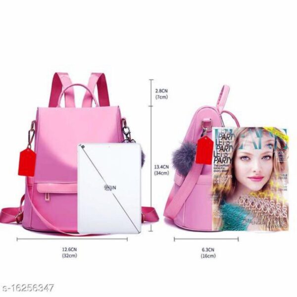 Stylish Student Backpack Woman and Girls | Pink