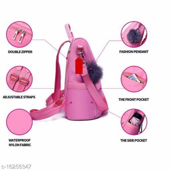 Stylish Student Backpack Woman and Girls | Pink