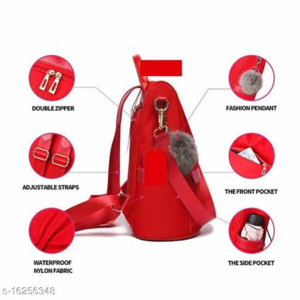 Stylish Student Backpack Woman and Girls | Red