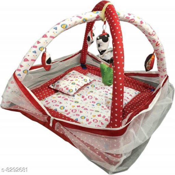 Cotton Bedding Set Play Gym with Mosquito Net