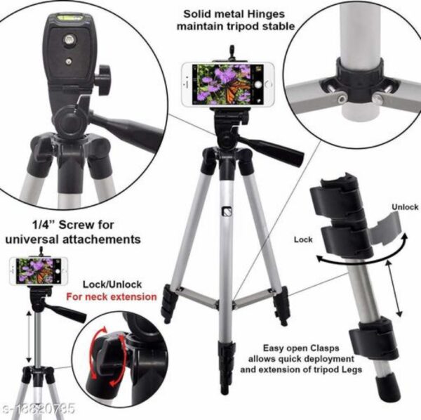 Amaira Adjustable Aluminum Alloy Tripod Stand Holder