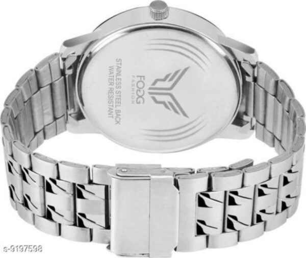 Blue Dial Day and Date Analog Watch