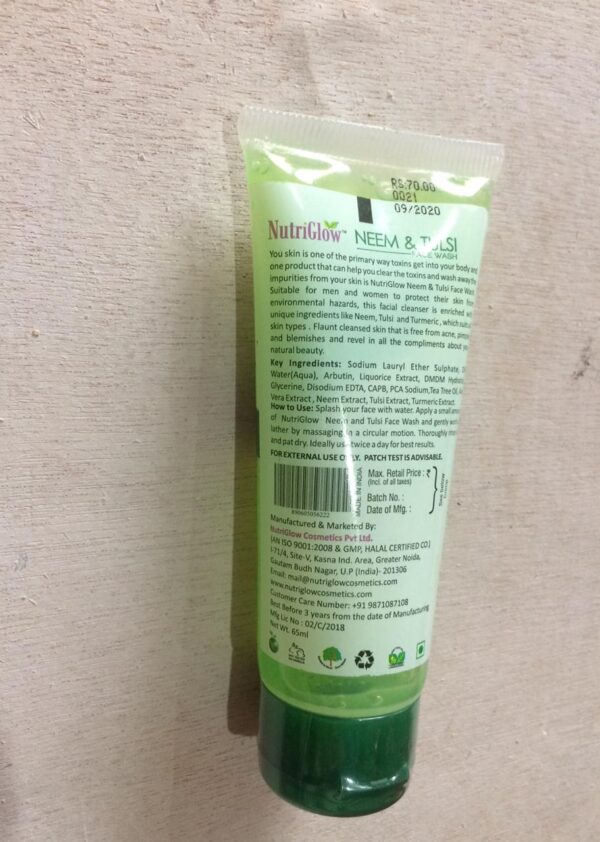 NutriGlow Neem & Tulsi Facewash