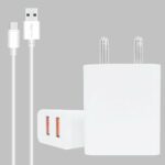 Portronics Adapto 488 Quick Charger USB Wall Adapter with 2.4A Quick Charging Dual USB Port + Micro USB Charging Cable for All iOS & Android Devices