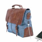 Portronics POR-822 Unisex Laptop Bag with an in-Built USB 2.0 Charging Port