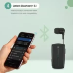 Portronics POR-1102 Harmonics Klip 4 Retractable Bluetooth Headset